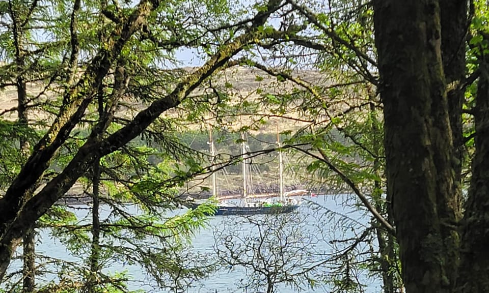 Standing on the shore, gazing at the sea